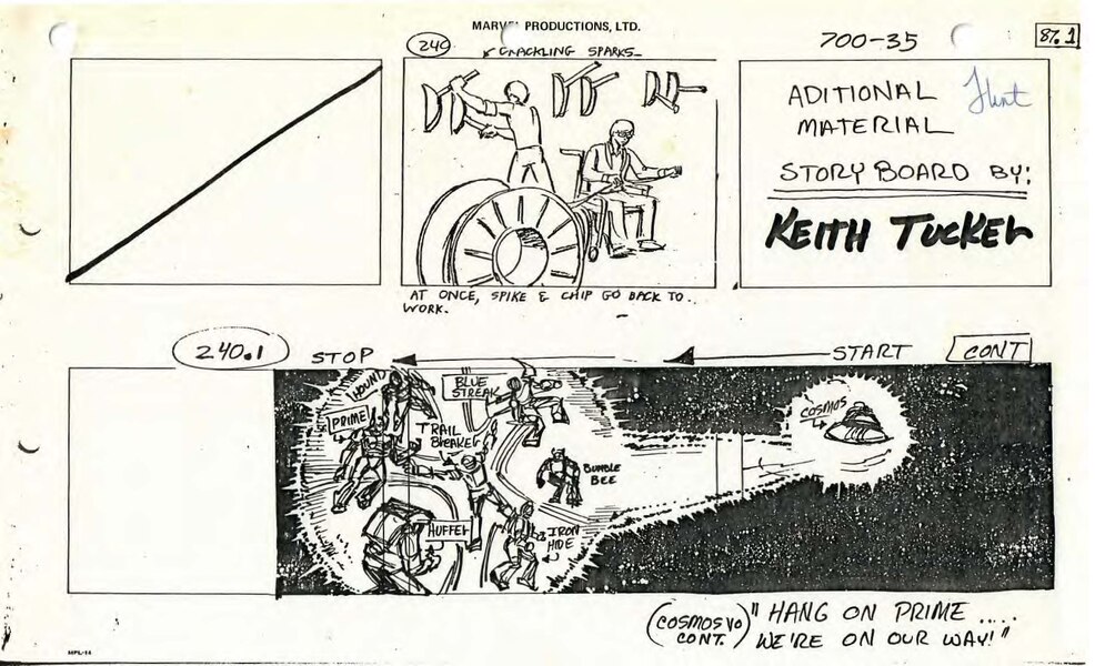 35 Megatron's Master Plan, Part 2 Storyboard (Additional Material) Page 01 (1 of 3)
