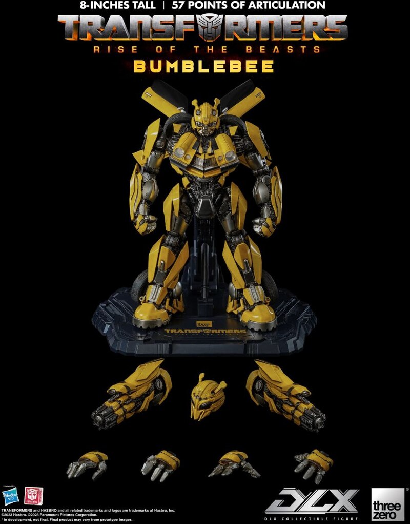DLX Bumblebee Official Images & Details from threezero Transformers: Rise  Of The Beasts