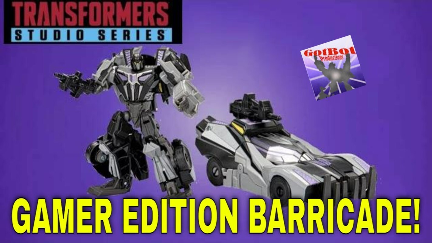 Yum, Dark Energon!: Studio Series Gamer Edition Barricade