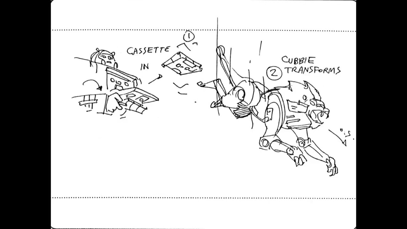 The Transformers The Movie - Cassette Battle...with A Twist (Storyboard Animatic)