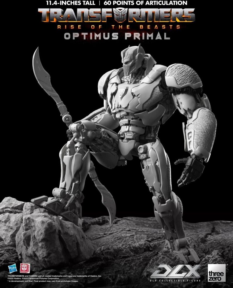 DLX Optimus Primal Official Prototype Images from threezero Transformers: Rise Of The Beasts