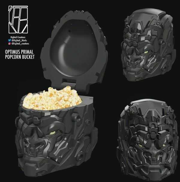 Daily Prime   FREE Optimus Primal Popcorn Bucket STLs From Rise Of The Beasts  (4 of 5)