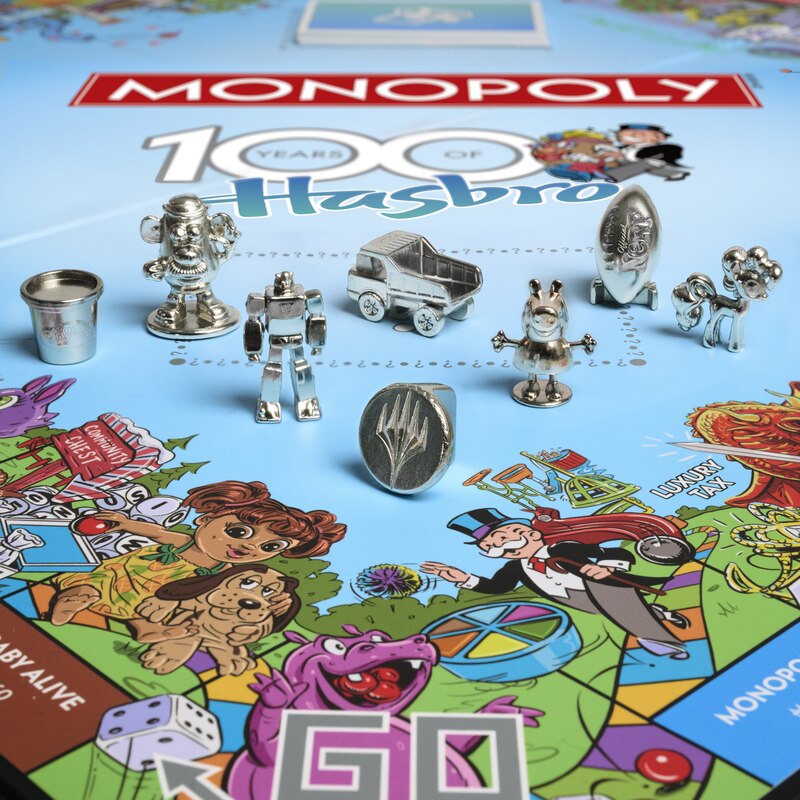 Custom-Illustrated MONOPOLY Game for Hasbro’s 100th Anniversary