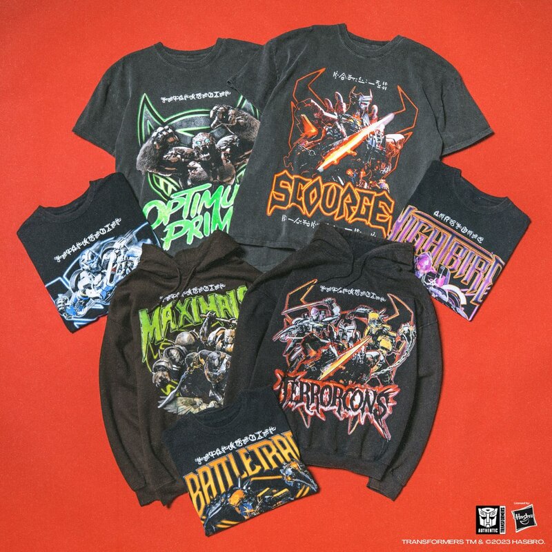 Goat Crew Graphic Tee and Hoodie Collection for Transformers: Rise of the Beasts