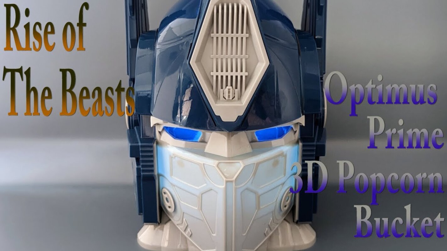 Chuck's Reviews Transformers Rise Of The Beasts Cinemark Optimus Prime 3D Popcorn Bucket