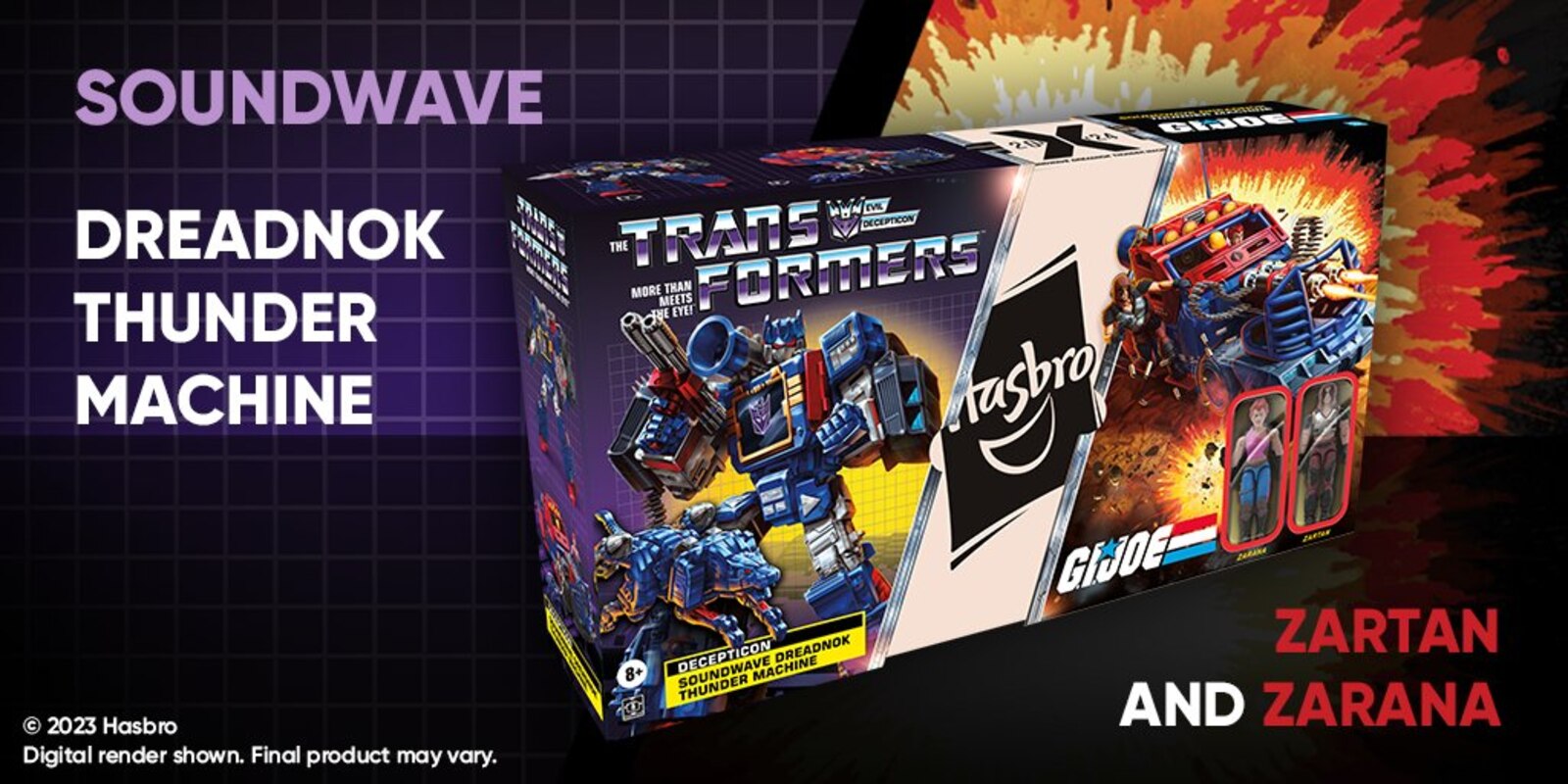 Soundwave Dreadnok Thunder Machine, Zartan & Zarana G.I. Joe x Transformers Official Details & Preorders!