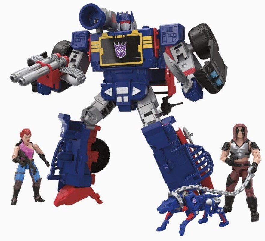 First Look Soundwave Dreadnok Thunder Machine Official Images from Transformers X GI Joe