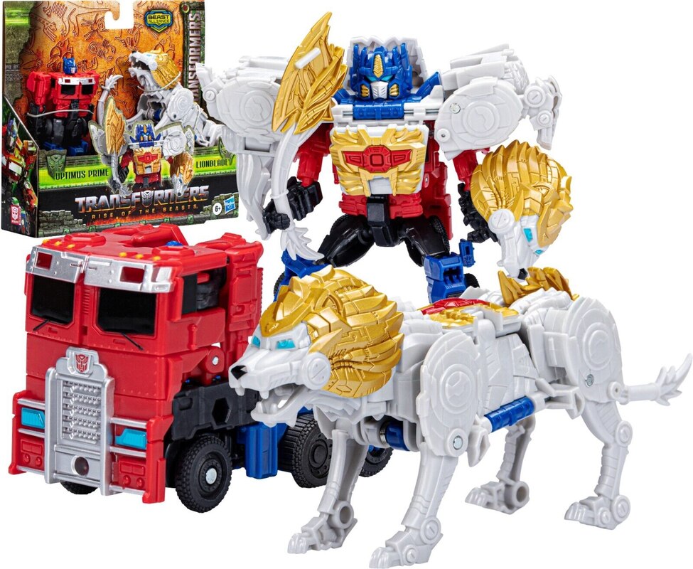 Optimus Prime & Lionblade Combiners Official Images from Transformers Rise Of The Beasts