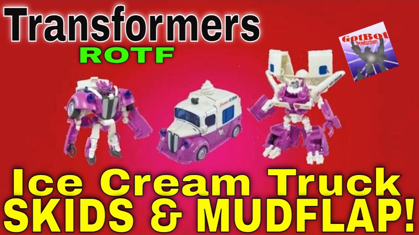 We All Scream: Transformers ROTF Ice Cream Truck Skids And Mudflap Review