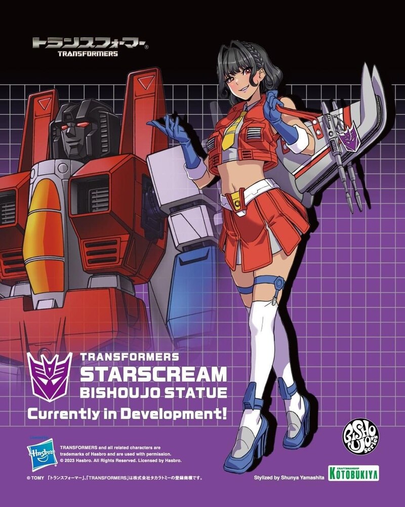 Bishoujo Starscream Revealed from Kotobukiya Transformers Series