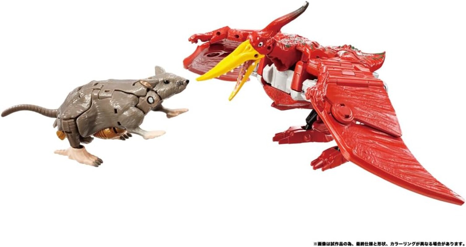 BWVS-05 Rattrap VS Terrorsaur Official Images for Beast Wars Again Screaming Confrontation Set