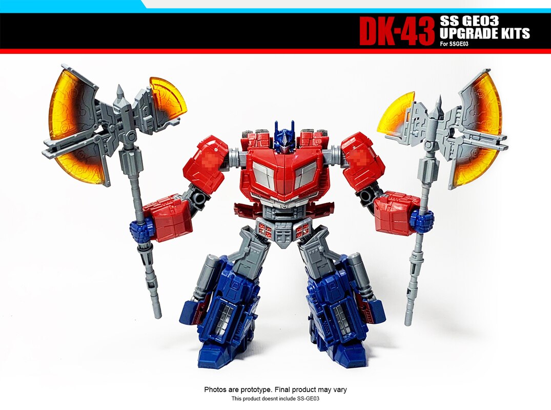 DK-43 Upgrade Kit for Transformers Studio Series 03 Optimus Prime Gamer  Edition