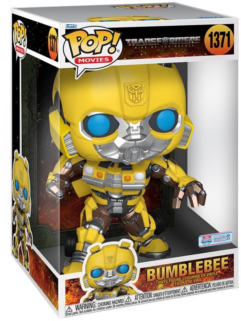 Jumbo Bumblebee Funko POP! Movies Official Reveal from Transformers Rise Of  The Beasts