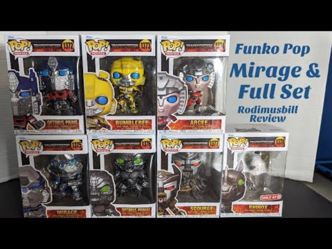Funko Pop Rise Of The Beasts Mirage (#1375) Review & Full Recap Of Set - Rodimusbill Review