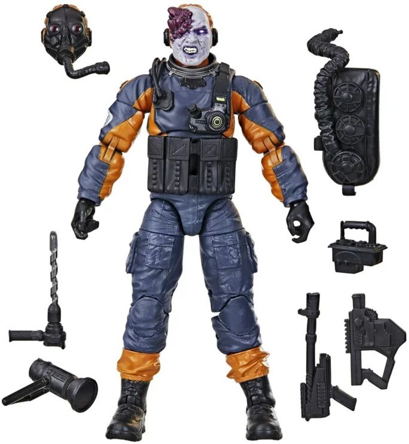 Stealth TF / GI Joe Crossover Figure: Gi Joe Classified Series, Cobra Mole Rat (Dark Energon Zombie)