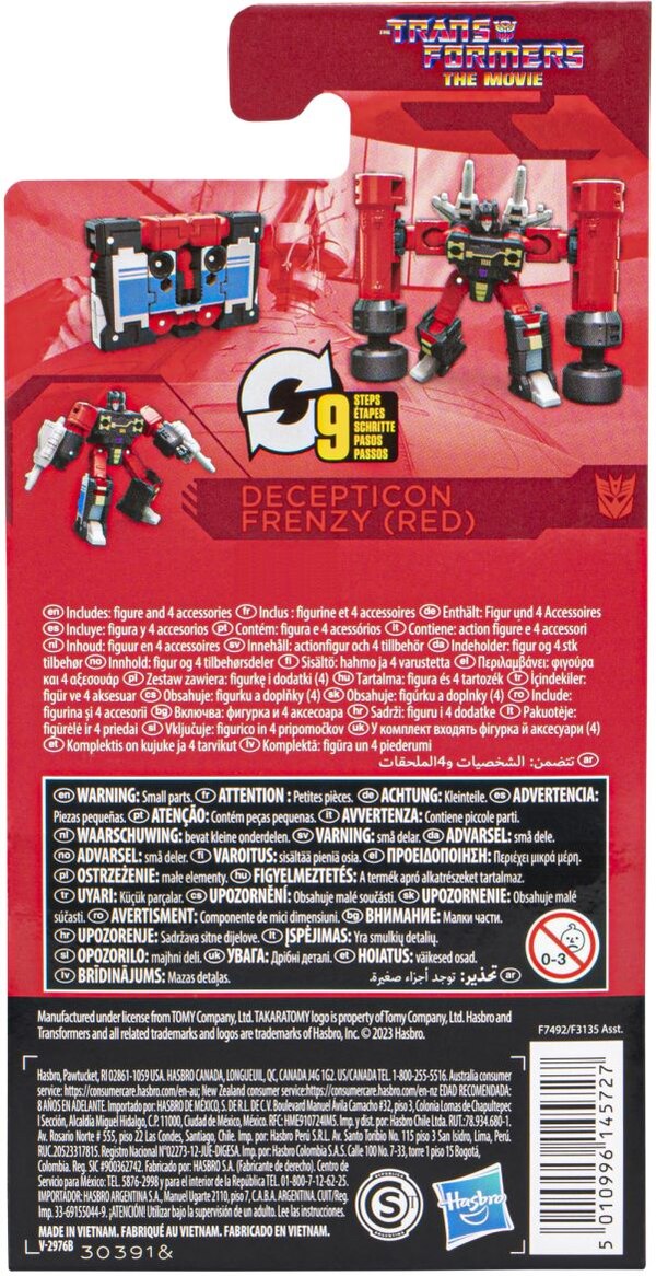 Transformers Studio Series Core Class TF The Movie Decepticon Frenzy (Red) Package 3 (19 of 42)