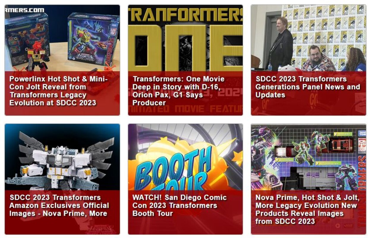 Transformers News of the Week - July 17-23, 2023 - SDCC NEWS!