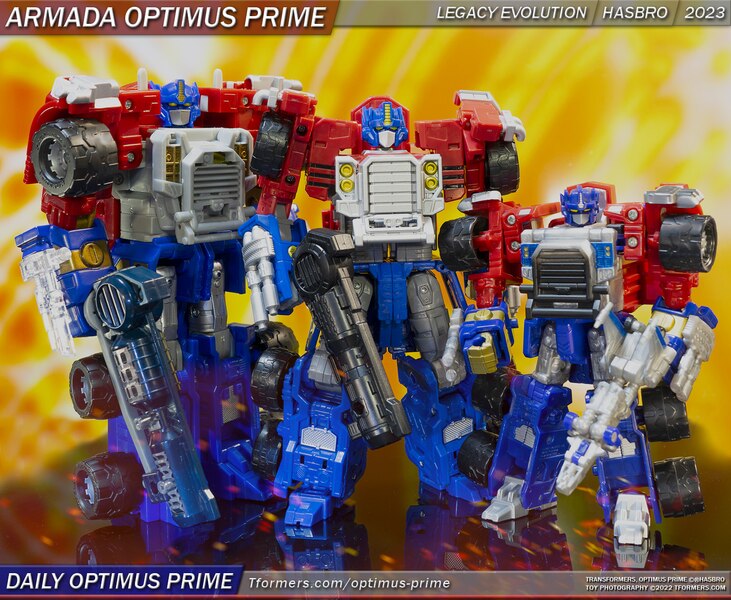 Daily Prime   Legacy Evolution Armada Bendy Optimus Prime (1 of 1)