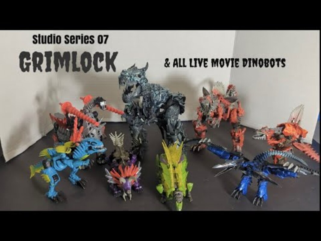 Transformers Studio Series #07 BB Reissue Leader Grimlock & All Movie Mainline Dinobots - Rodimusbill Review