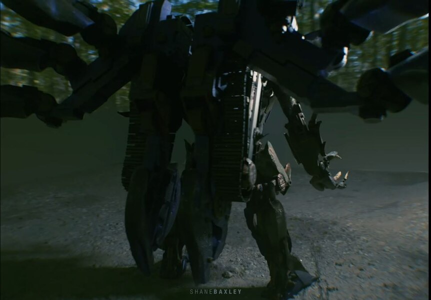 Image Of Beast Wars Rampage CGI Model Blockout From Rise Of The Beasts Deleted Scene  (4 of 9)