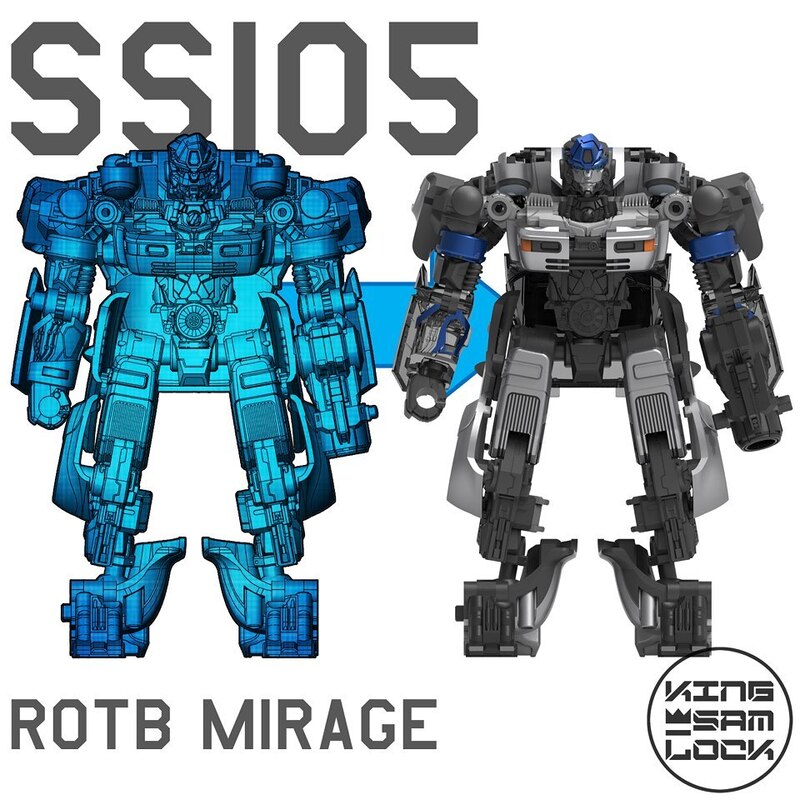 SS-105 Mirage Concept Designs and Details on Transformers: Rise of the Beasts Figure