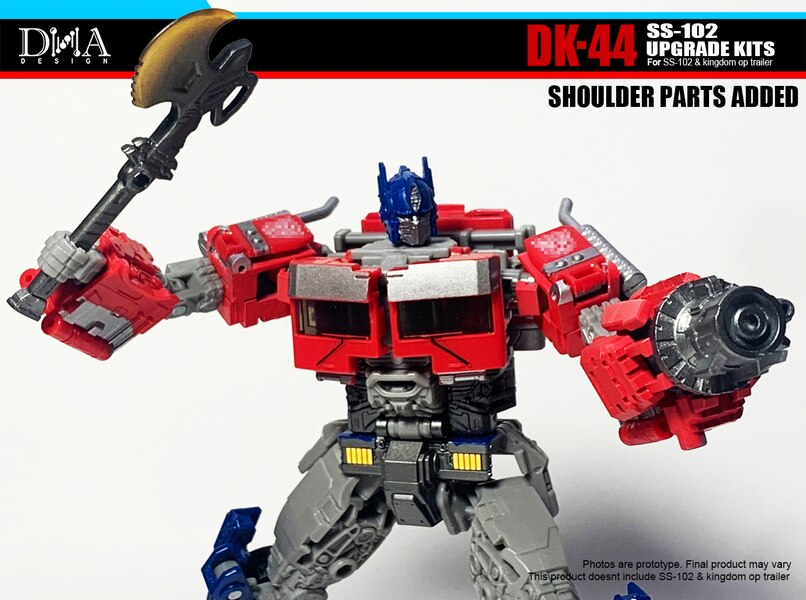 Image Of DK 44 102BB Optimus Prime DNA Design Ugrade Kit Shoulder Accessory  (2 of 3)