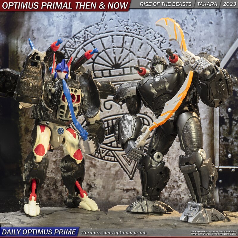 Daily Prime - Ultimate Beast Wars Optimus Primal Then & Now