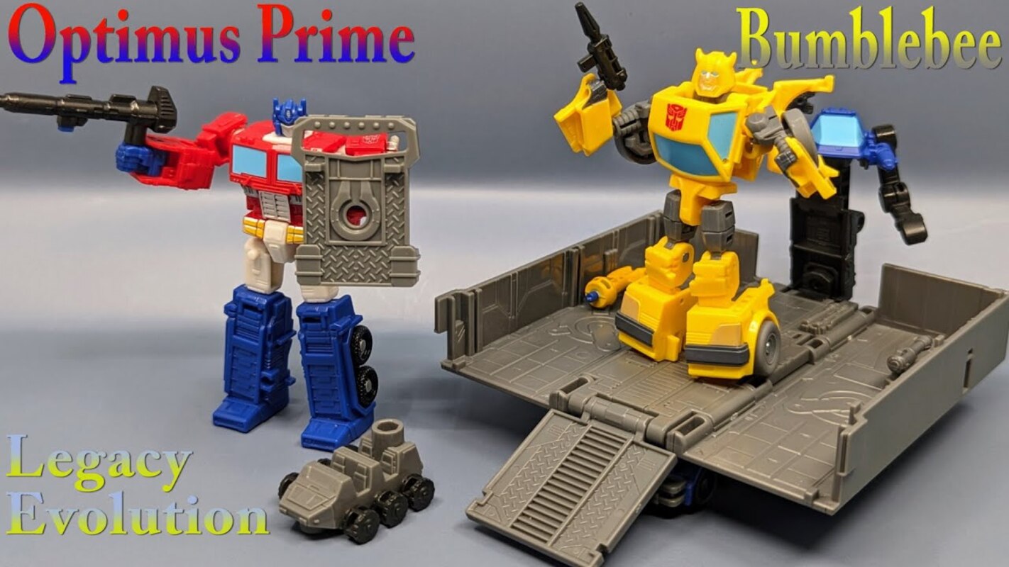 Chuck's Reviews Transformers Legacy Evolution Optimus Prime And Bumblebee