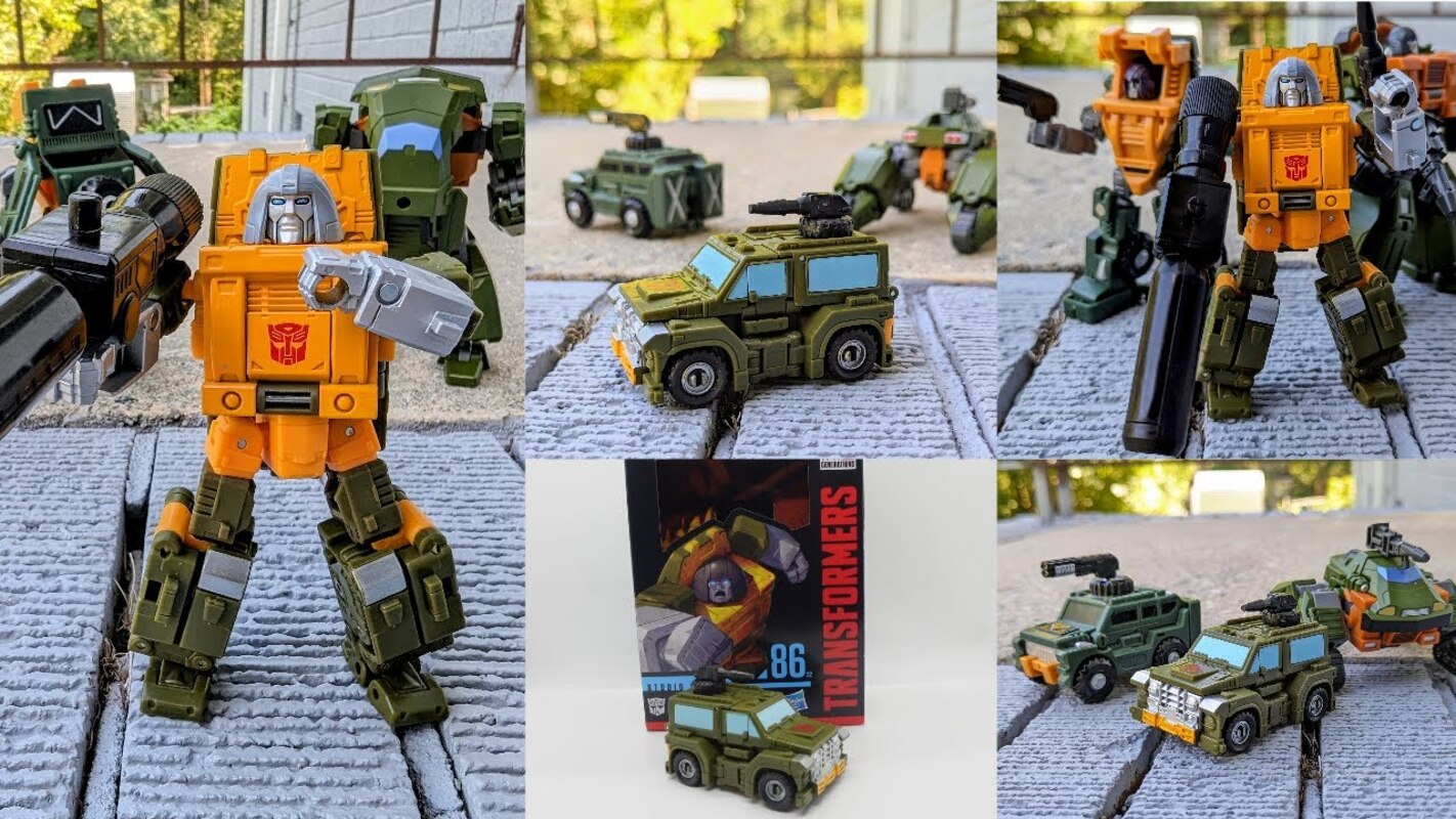 Transformers Studio Series '86 The Movie Deluxe SS '86 Brawn Review + Comparisons Vs. 3P Brawn Toys!!