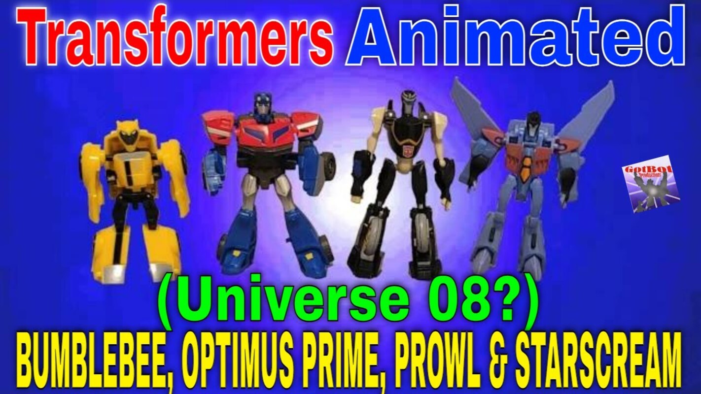 Animated Love: 4-in-1 Transformers Animated (Universe '08) Legends Class Bee, Optimus, Prowl & Starscream