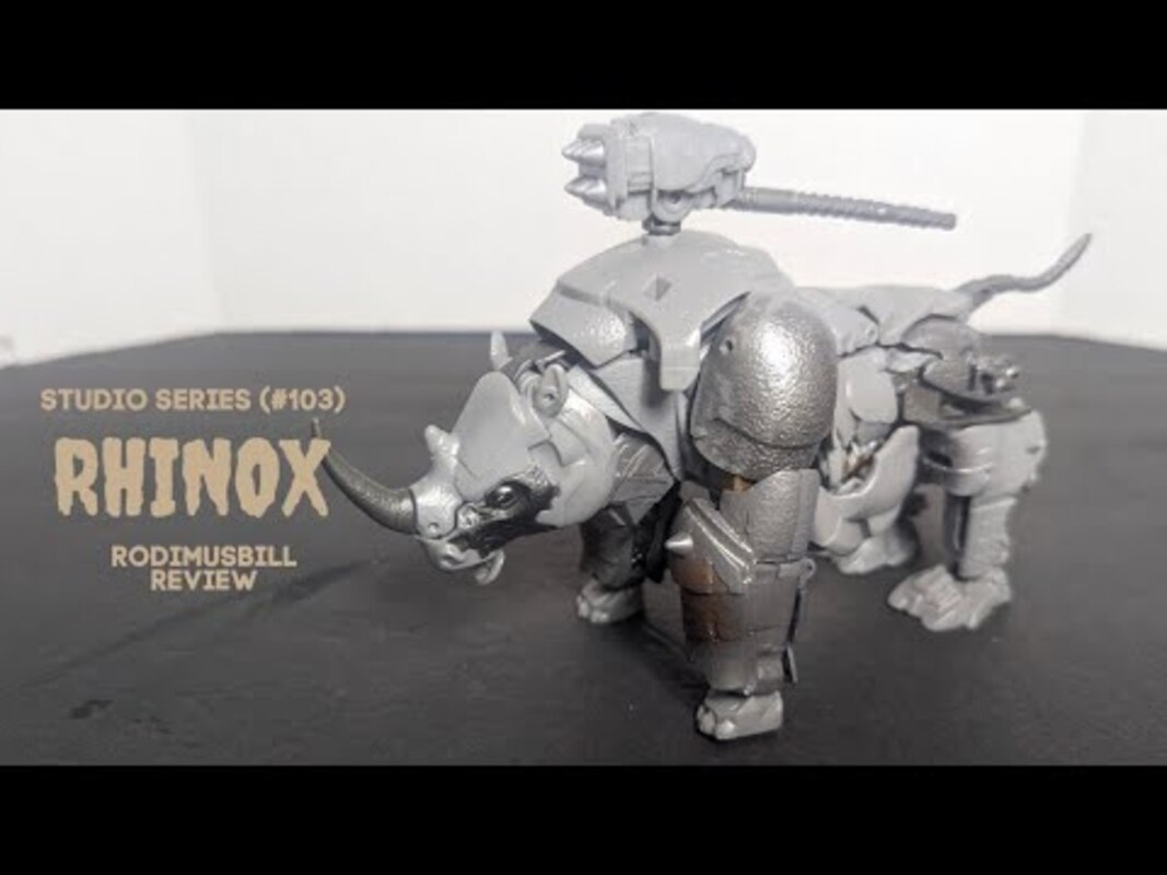 Transformers Studio Series ROTB Rhinox Voyager Figure (#103) Review - Rodimusbill Review