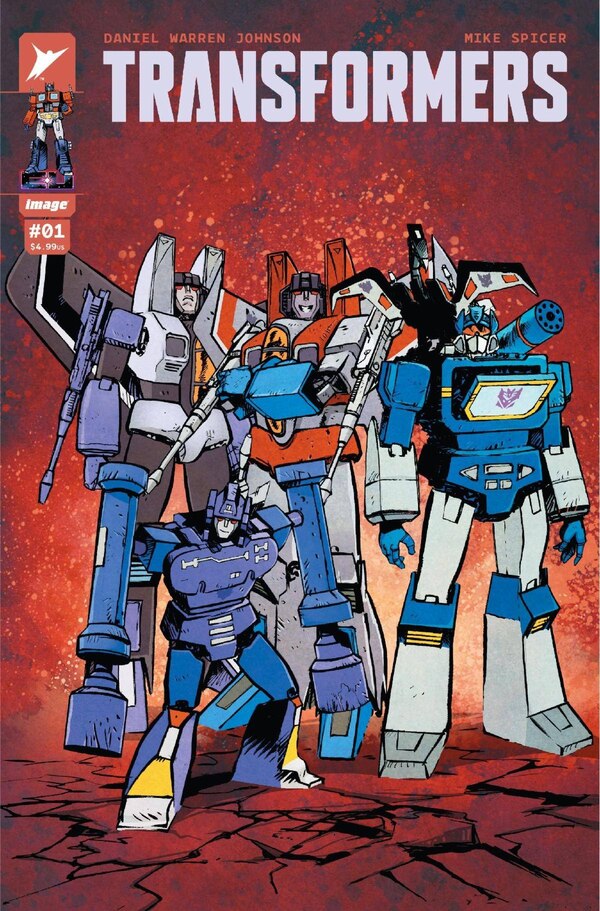 Image Comics Transformers Issue No. 1 Official Cover C By Mike Spicer, Daniel Warren Johnson  (3 of 25)