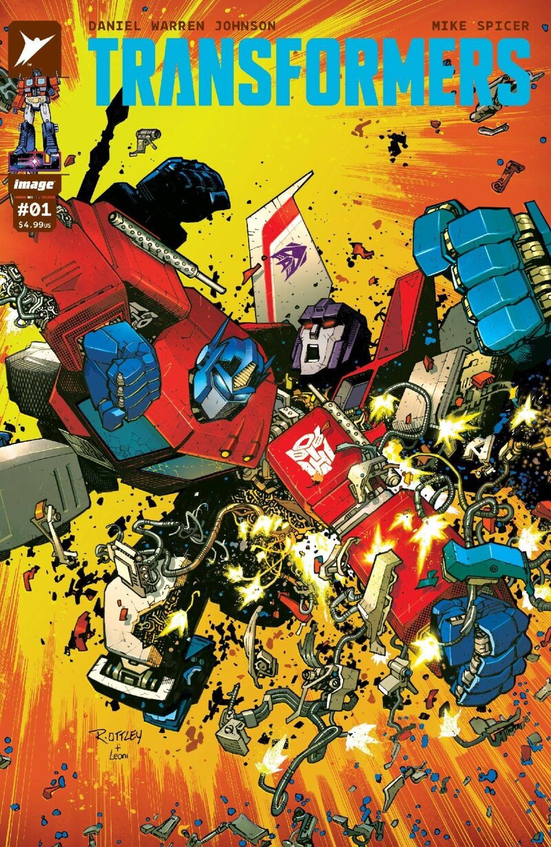 Image Comics Transformers Issue No. #1 Official Preview With Covers