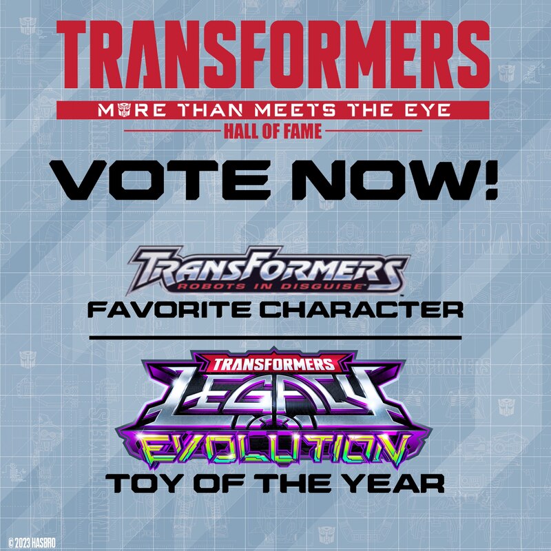 2023 Transformers Hall of Fame Voting Begins for Favorite RID Character & Legacy Toy