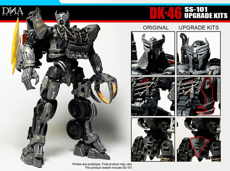 Image Of DK 46 101 Scourge DNA Design Ugrade Kit For Transformers Rise Of The Beasts Leader  (1 of 15)
