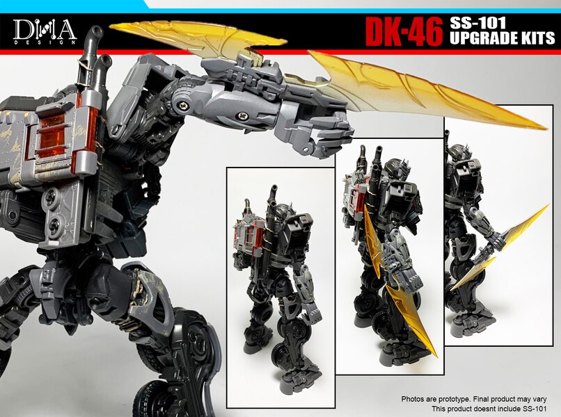 Image Of DK 46 101 Scourge DNA Design Ugrade Kit For Transformers Rise Of The Beasts Leader  (2 of 15)