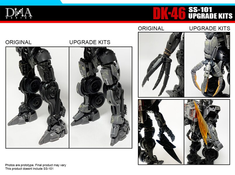 Image Of DK 46 101 Scourge DNA Design Ugrade Kit For Transformers Rise Of The Beasts Leader  (3 of 15)