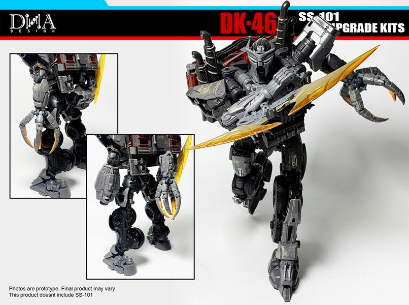 Image Of DK 46 101 Scourge DNA Design Ugrade Kit For Transformers Rise Of The Beasts Leader  (4 of 15)