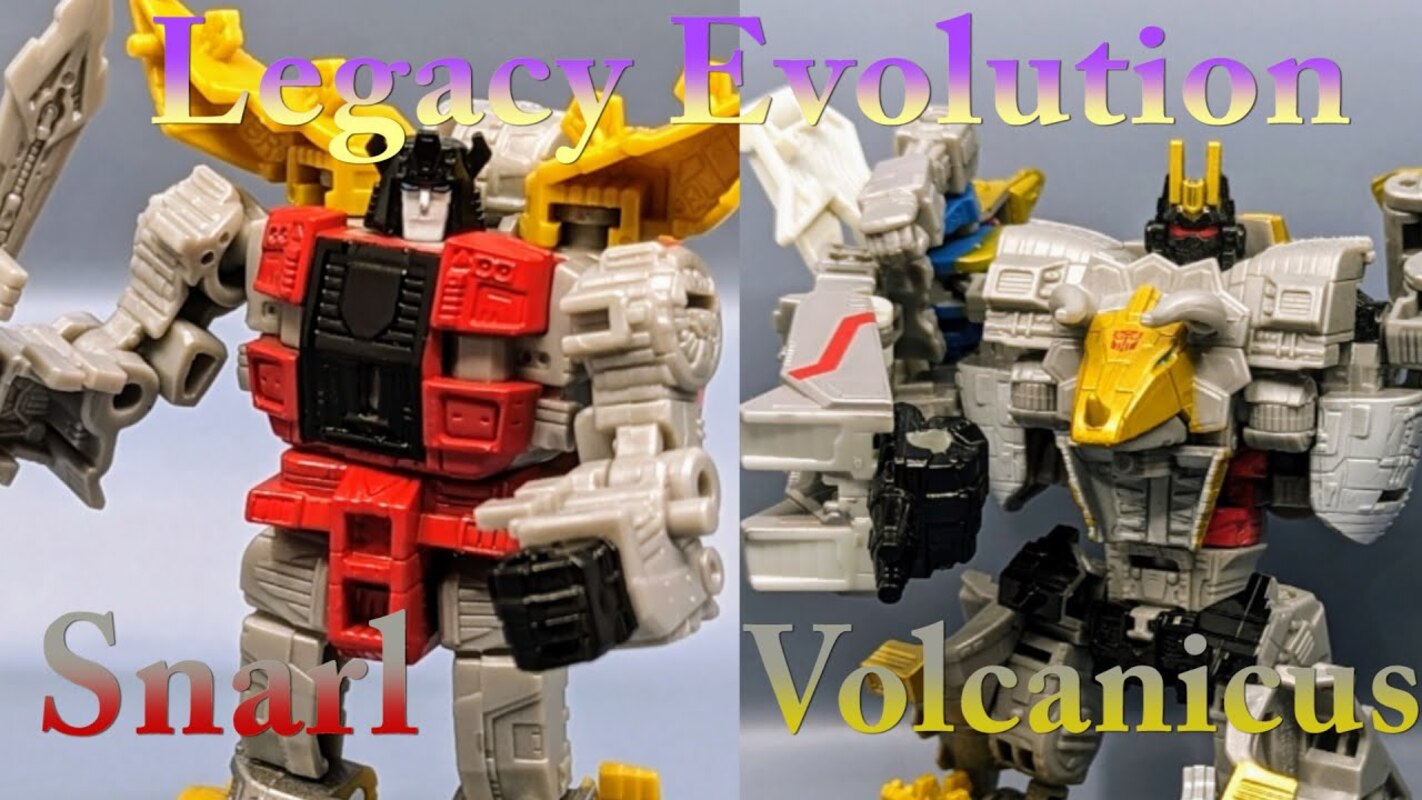 Chuck's Reviews Transformers Legacy Evolution Snarl And Volcanicus