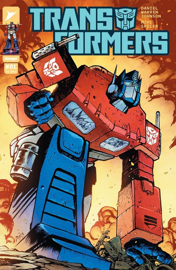 Image Comics Transformers Issue No. 1 Official Cover A By Mike Spicer, Daniel Warren Johnson (1 of 23)