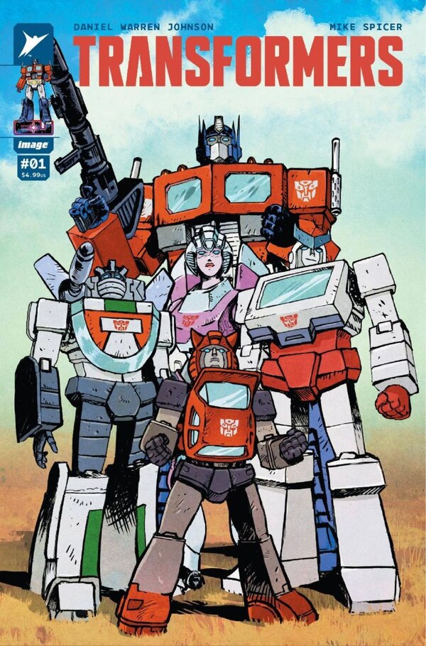 Image Comics Transformers Issue No. 1 Official Cover B By Mike Spicer, Daniel Warren Johnson (2 of 23)