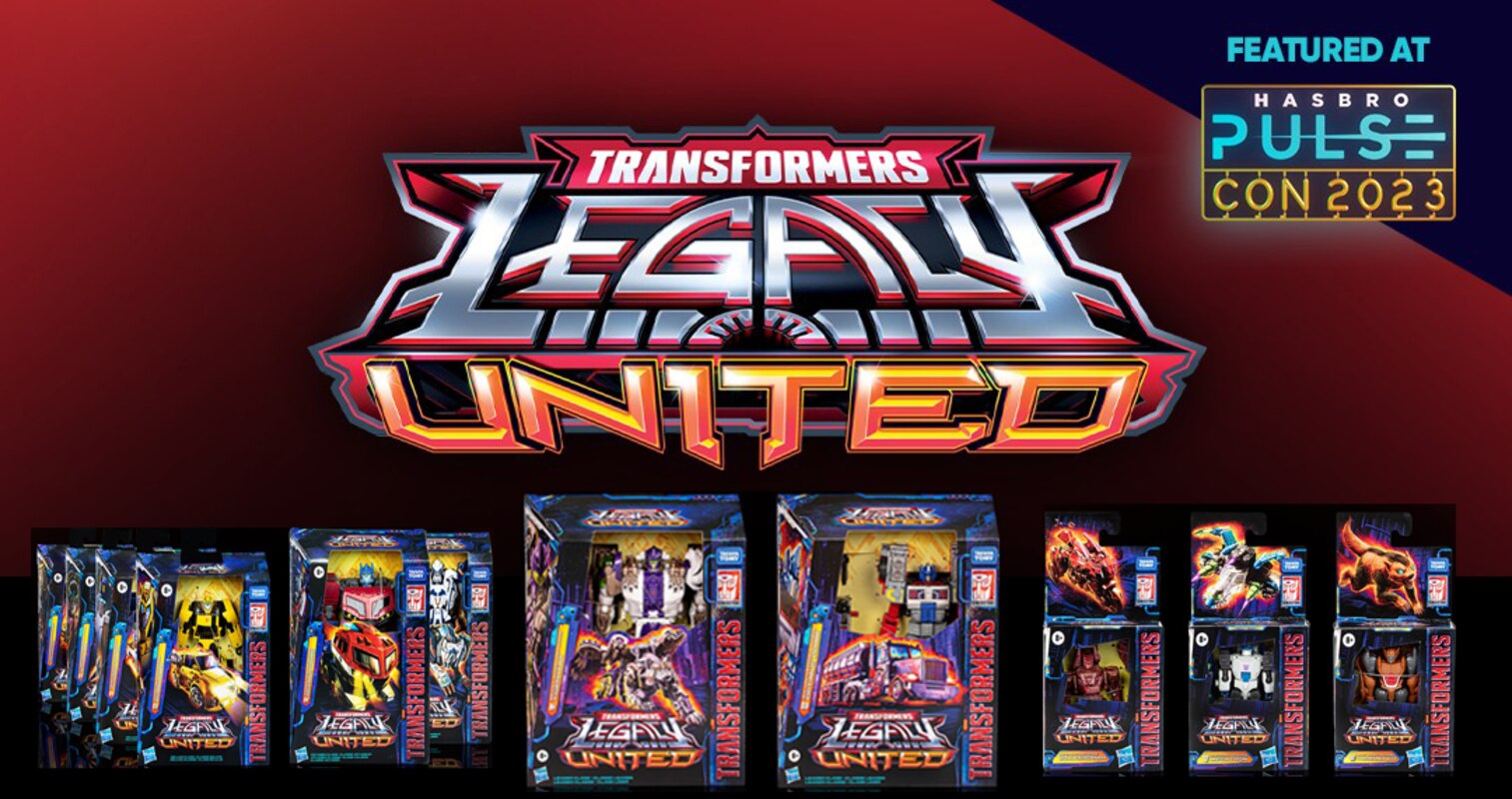 New Hasbro Pulse Con 2023 Transformers Legacy United Poster