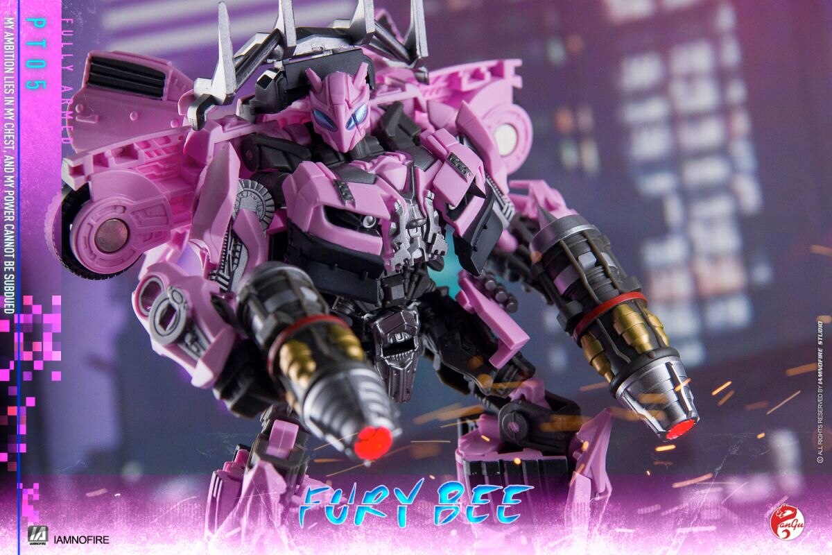 Pangu Toys Pink Fury Bee Mid-Autumn Festival Limited Edition Toy Gallery by IAMNOFIRE