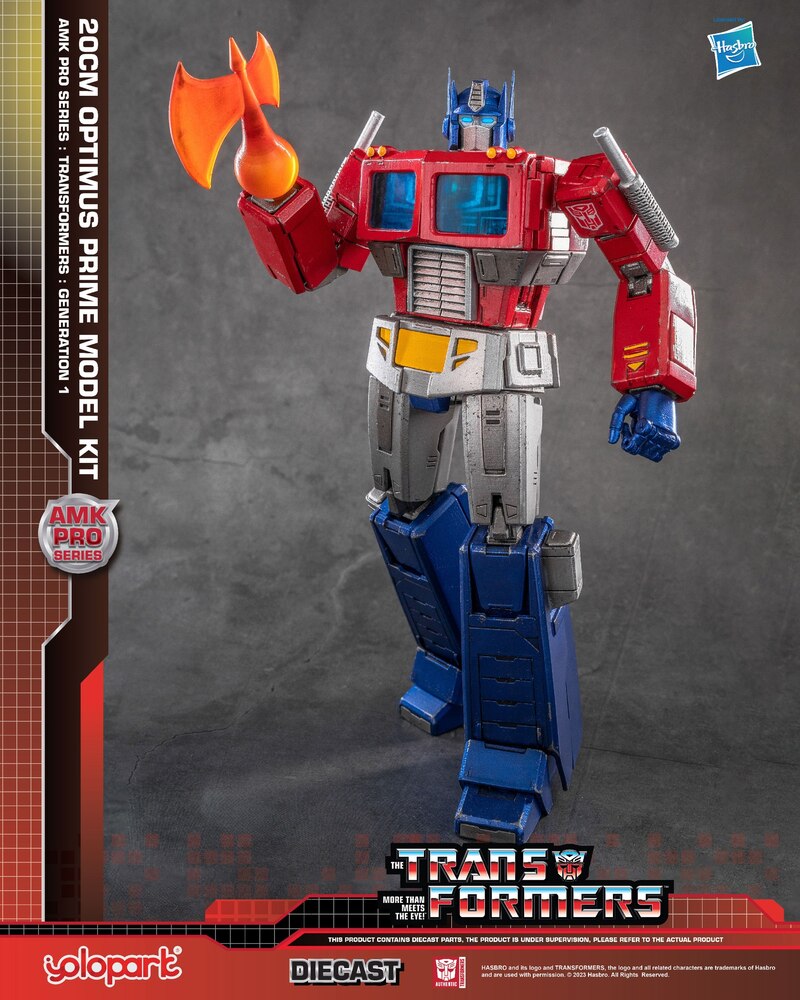 AMK Pro G1 Optimus Prime Official Images & Details from Yolopark Transformers Series