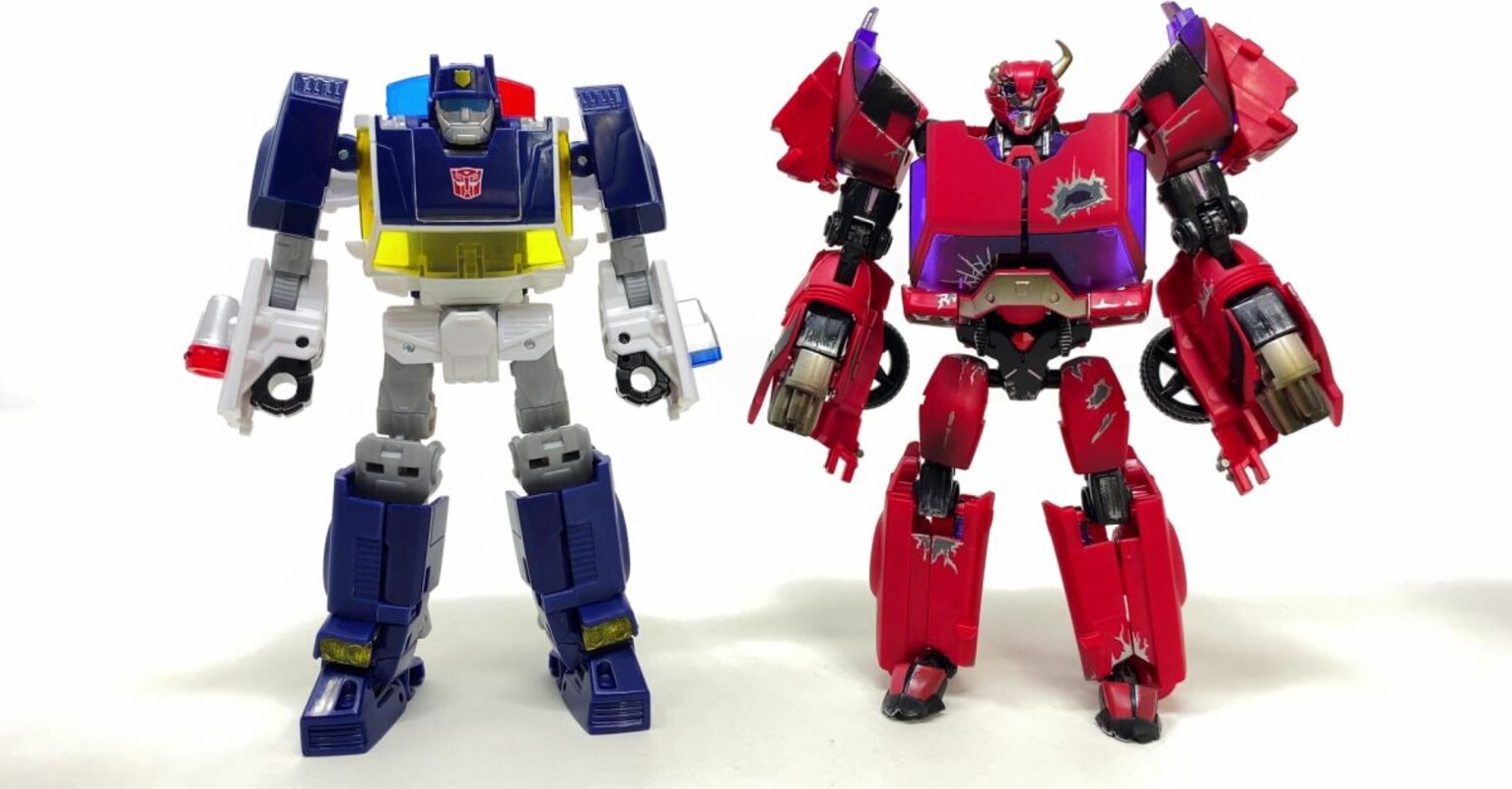 Rescue Bot Chase Deluxe Class In-Hand Images & Video from Transformers Legacy United