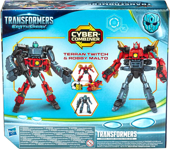 TF EARTHSPARK CYBER COMBINER TERRAN TWITCH AND ROBBY MALTO Pckg 1A (16 of 29)