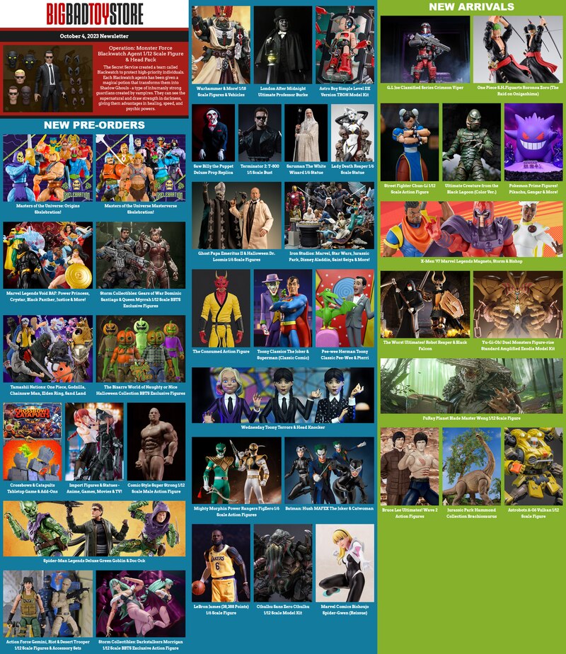 BBTS News: Monster Force, MOTU Skelebration, Tamashii Nations, Gears of War, Action Force, Marvel Legends & More!