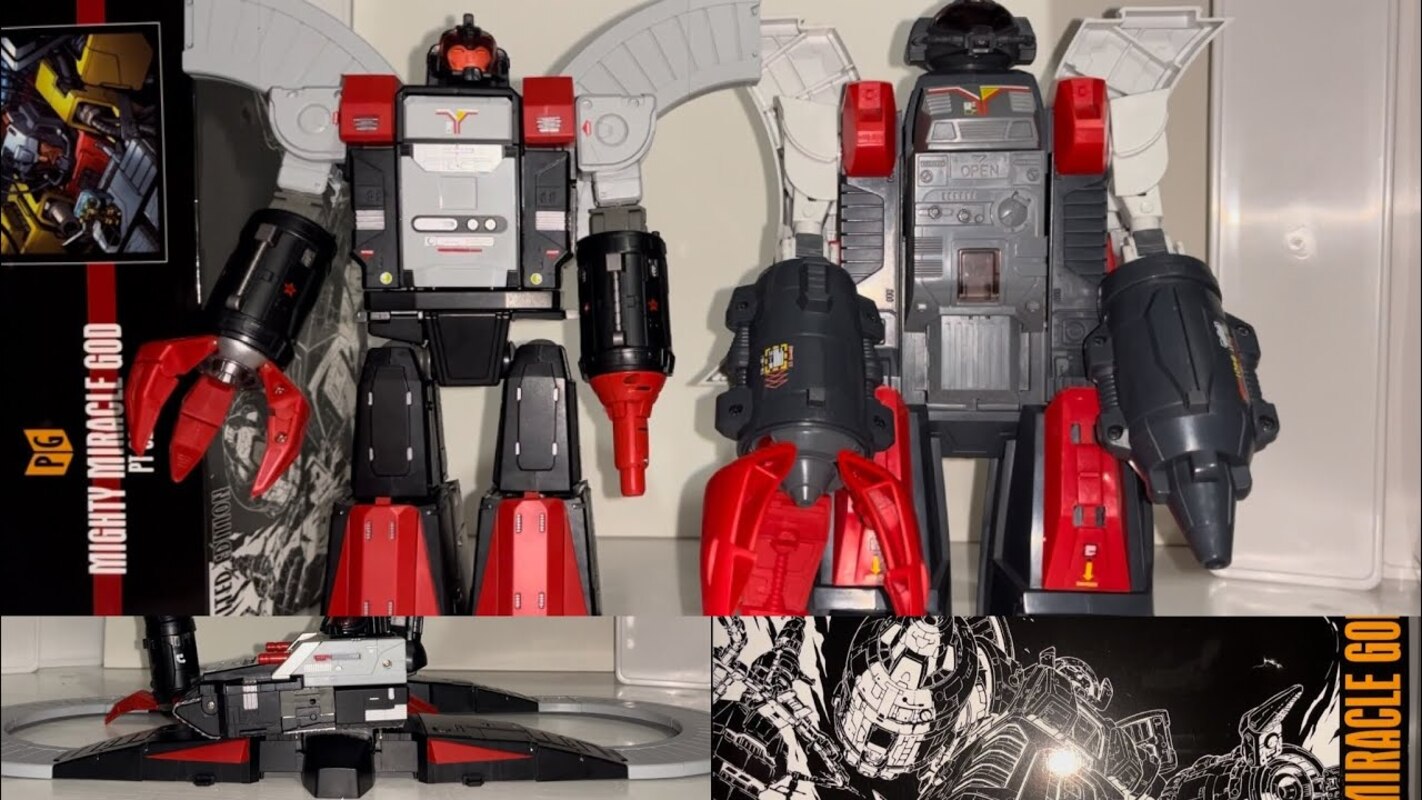 Pangu Toys Mighty Miracle God Pre-Transformers Omegatron Colour Review