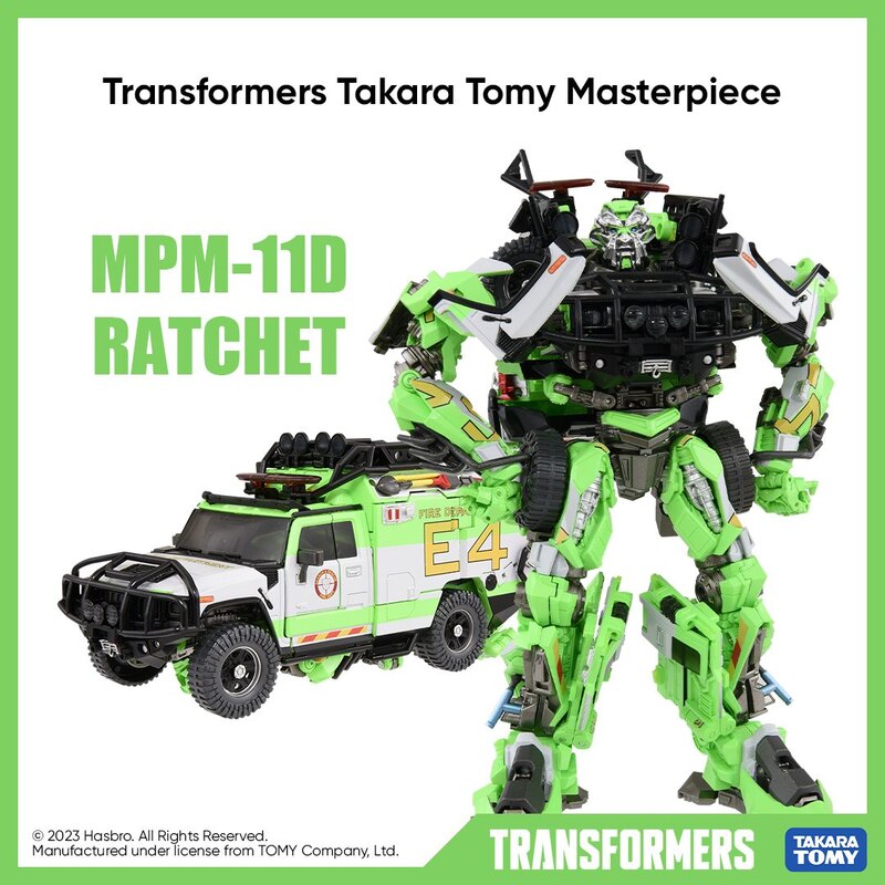 MPM-11D DOTM Ratchet USA Preorders Open for Transformers MasterPiece Movie Series Figure