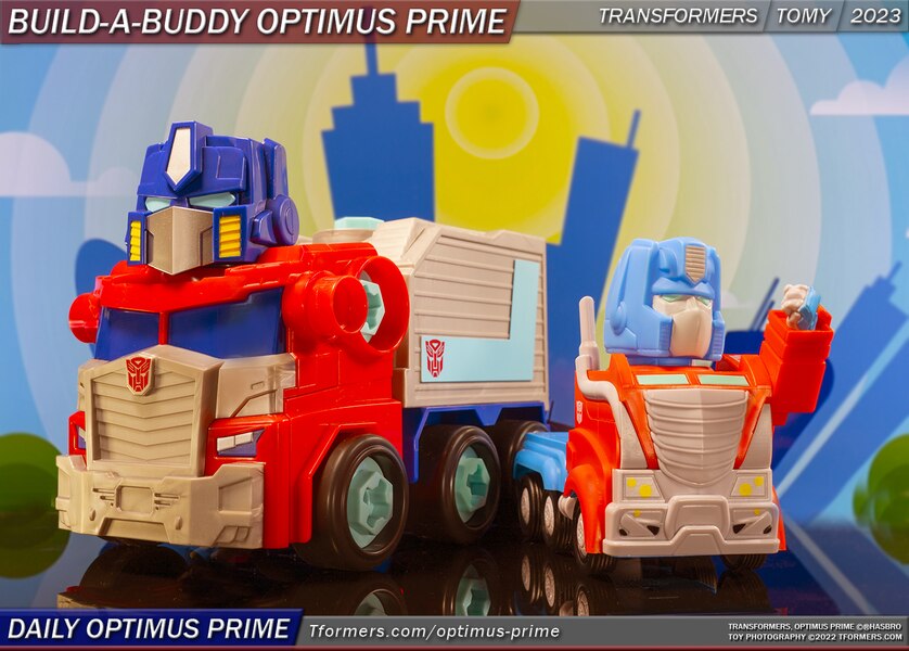 Daily Prime   Build A Buddy Optimus Prime Bolts Up And Rolls Out (1 of 1)